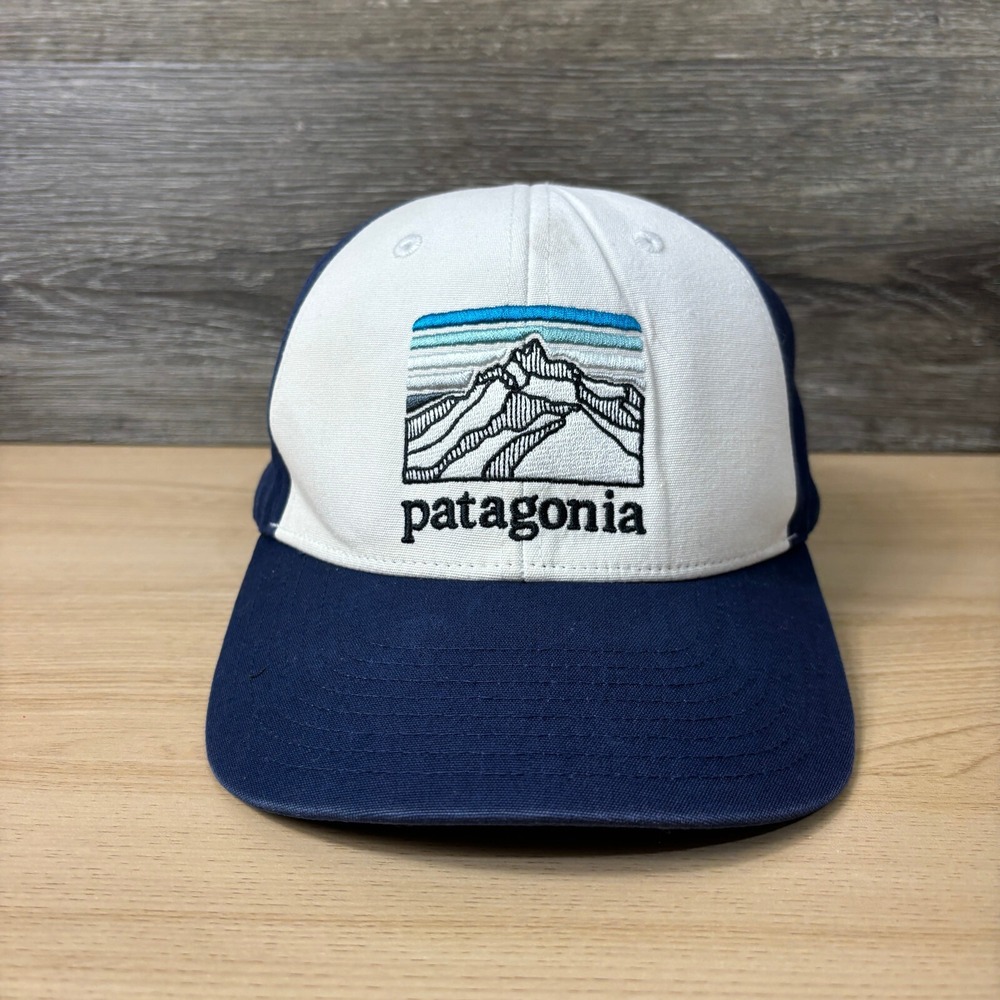 Patagonia Hat Cap Snap Back Blue Trucker Outdoors Hiking